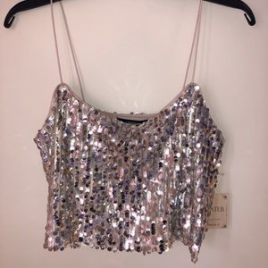 Sparkle crop top